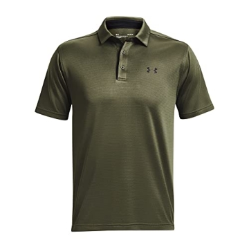 Under Armour Men's Tech Golf Polo in Marine OD Green