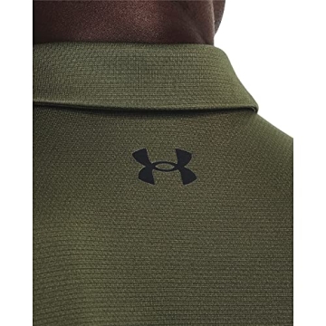 Under Armour Men's Tech Golf Polo in Marine OD Green
