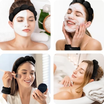 Adorable Spa Headband and Wristband Set for Women