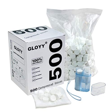 GLOYY Soft Compressed Towels: Eco-Friendly, Portable & Biodegradable