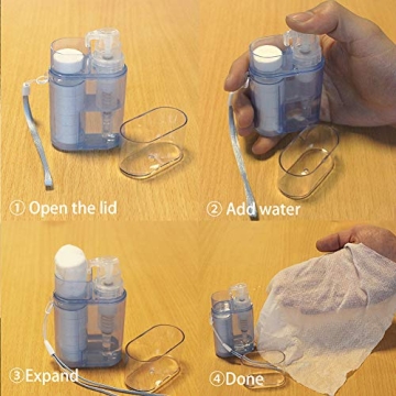 Eco-Friendly Compressed Towels for Travel & Hygiene