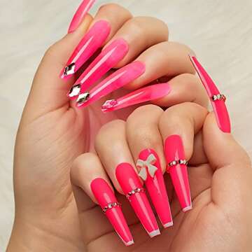 Makartt Poly Nail Gel Kit Pink Gel Nail Kit Hard Gel for Nails Gel Nail Extension Kit Beauty Gift Se...