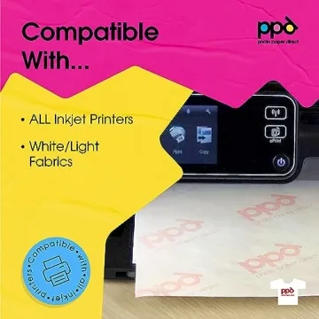 PPD Inkjet Premium Iron-On Transfers for T-Shirts