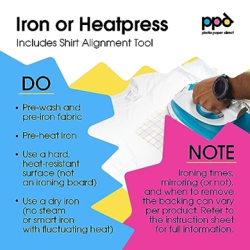 PPD Inkjet Premium Iron-On Transfers for T-Shirts