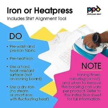 PPD Inkjet Premium Iron-On Transfers for T-Shirts