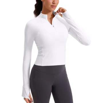 CRZ YOGA Women's Butterluxe Cropped Pullover - Soft & Stylish Activewear for Every Occasion