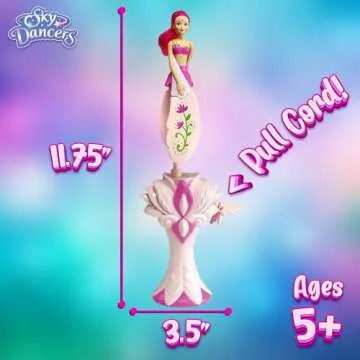 Sky Dancers Fuchsia Fantasy - No Batteries Flying Doll Toy