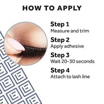 Eylure Volume Accent No. 005 Reusable Eyelashes, Adhesive Included, 1 Pair