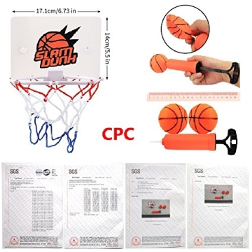 CGRTEUNIE Mini Basketball Hoop for Fun at Home and Office