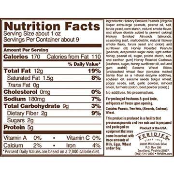 FERIDIES Sweet and Spicy Snack and Trail Mix Assortment (Rt.58 Trail Mix, Campfire Crunch, Happy Hour Heat, and 5'O Clock Crunch) - 36 ounces Total