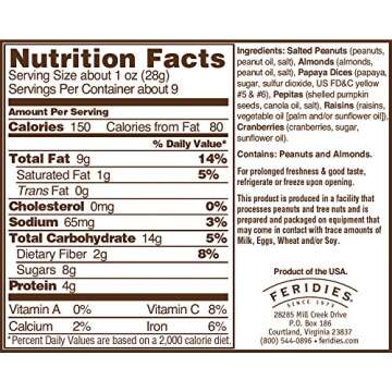 FERIDIES Sweet and Spicy Snack and Trail Mix Assortment (Rt.58 Trail Mix, Campfire Crunch, Happy Hour Heat, and 5'O Clock Crunch) - 36 ounces Total