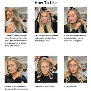 Heatless Hair Curlers For Long Hair to Sleep Overnight,Carmoeignin Women Girls Silk Ribbon Hair Rod, No Heat Silk Curls Headband, Soft Foam Hair Rollers, Curling Ribbon for Natural Hair,Black