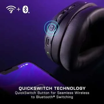 Turtle Beach Stealth 500 Wireless Gaming Headset Licensed for Xbox Series X|S, Xbox One & Works via Bluetooth with PC, Switch & Mobile – 40-Hr Battery, Memory Foam Cushions, Flip-to-Mute Mic – Black