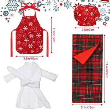 Christmas Elf Doll Accessories Set for Kids Creative Play