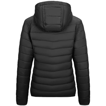 Lightweight Packable Women's Puffer Jacket with Hood