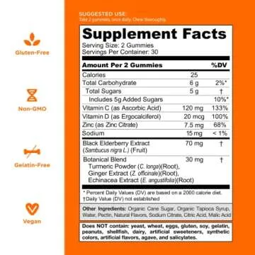 Goli Immune Gummies - 60 Vegan Gummies for Immunity