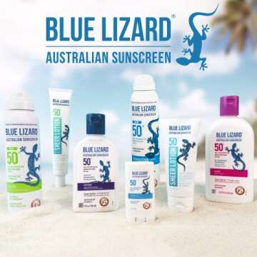 BLUE LIZARD SPF 50+ Mineral Sunscreen for Sensitive Skin