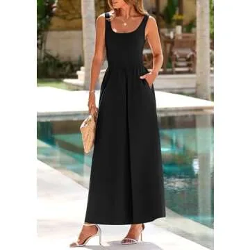 Stylish PRETTYGARDEN Women’s Summer Maxi Dress with Pockets