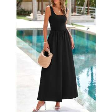Stylish PRETTYGARDEN Women’s Summer Maxi Dress with Pockets