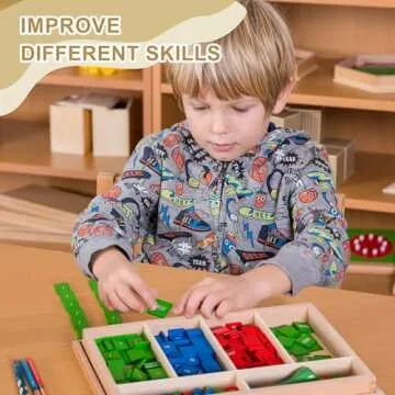 MONTESSORI OUTLET Stamp Game for 3-12 Years Montessori Education at School and Home