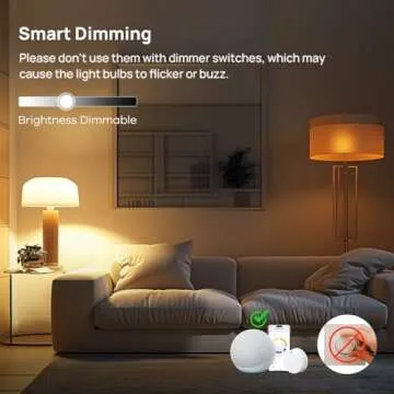 Linkind Matter Smart Light Bulbs with Color Changing Features
