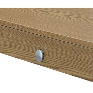 Convenience Concepts Newport Desk with Drawer, Driftwood