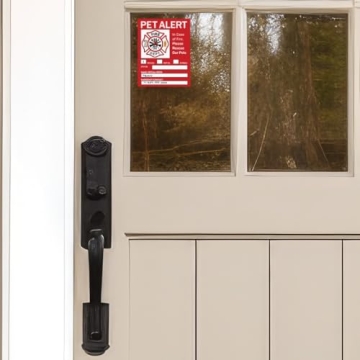Pet Alert Safety Fire Rescue Stickers for Emergency Preparedness