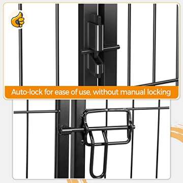 Yaheetech Dog Playpen Outdoor 24 inch 32 Panels Indoor Dog Fence Metal Dog Pen Heavy Duty Pet Exercise Pen for RV/Camping/Garden