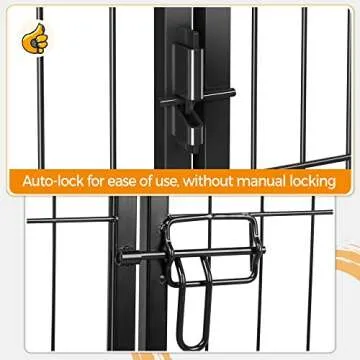 Yaheetech Dog Playpen Outdoor 24 inch 32 Panels Indoor Dog Fence Metal Dog Pen Heavy Duty Pet Exercise Pen for RV/Camping/Garden