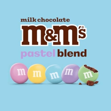 M&M'S Pastel Easter Chocolate Candy Blend, 38 oz Party Size