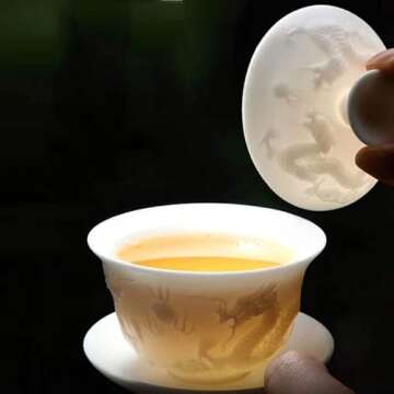 HonHeam Embossed Dragon Gaiwan Set - Tea Culture Experience