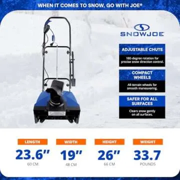 Snow Joe 15 Amp Electric Snow Thrower with Headlight
