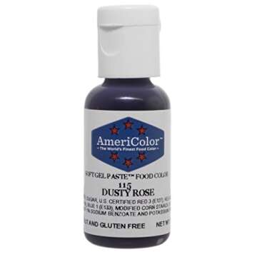 AmeriColor Dusty Rose Soft Gel Paste Food Color, .75 oz