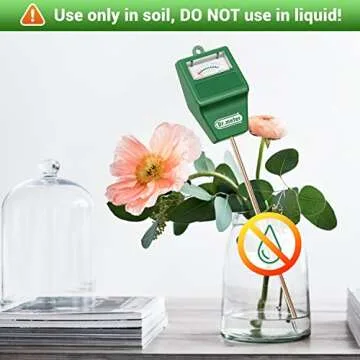 Dr.meter Soil Moisture Meter - No Battery Needed for Plants