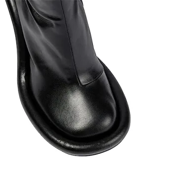 Chic Goolita Stiletto Heel Denim Boots for Women