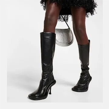 Chic Goolita Stiletto Heel Denim Boots for Women