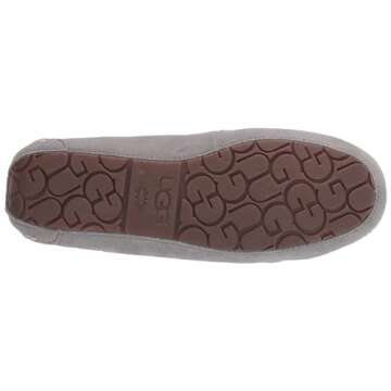 UGG Women's Ansley Slipper, Light Grey, 06