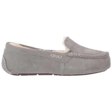 UGG Women's Ansley Slipper, Light Grey, 06