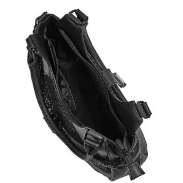 Killstar Pulse Handbag Stylish Goth Zipper Pocket