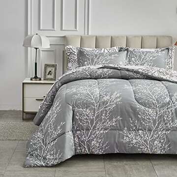 UOZZI BEDDING Comforter Sheet Set Bed in a Bag