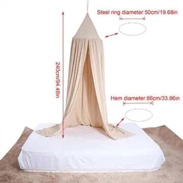 Yosoo Dome Bed Canopy for Kids – Soft & Stylish Decor
