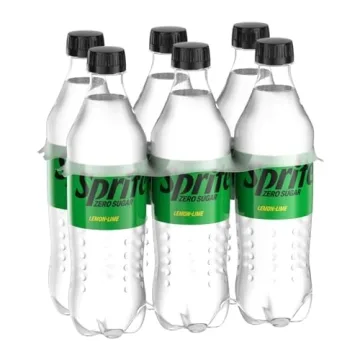Sprite Zero Sugar Lemon Lime Diet Soda, 6 Pack - Refreshing Soft Drink