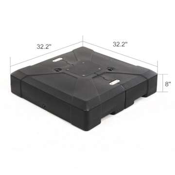 PURPLE LEAF ULTRA STURDY Umbrella Base for Offset Use