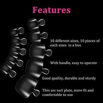 300 Pieces Acrylic False Toenail Tips for Instant Glamour
