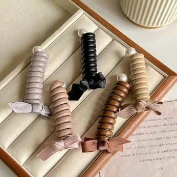 Spiral Hair Ties for Thick Hair - No Damage & Stylish