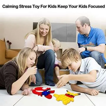 Push Bubble Sensory Fidget Toys , Small Cute Pop Toys for Kids and Adults, Stress Relief Autism Interactive Family Office Game
