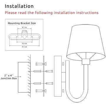 Lysed Wall Sconce Vintage Style Wall Light Fixture, Classic Wall Lamp for Indoor, Bedroom, Gold Iron Wall Lamp with Beige Fabric Shade