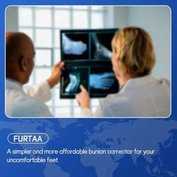 FURTAA Bunion Corrector,Toe Separator for Big Toe Relax,Bunion Socks,Spread and Stretch for Hallux Valgus & Bunion Support,Protector for Overlapping big Toes.(8.5-13)/WOMEN(9.5-14)