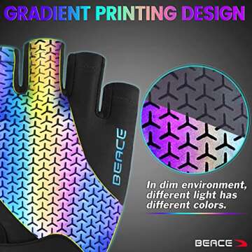 BEACE Cycling Gloves Bike Gloves Biking Gloves Half Finger Road Bike Bicycle Gloves for Men and Wome...