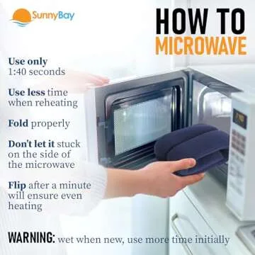 SunnyBay Weighted Microwavable Heating Pad for Pain Relief